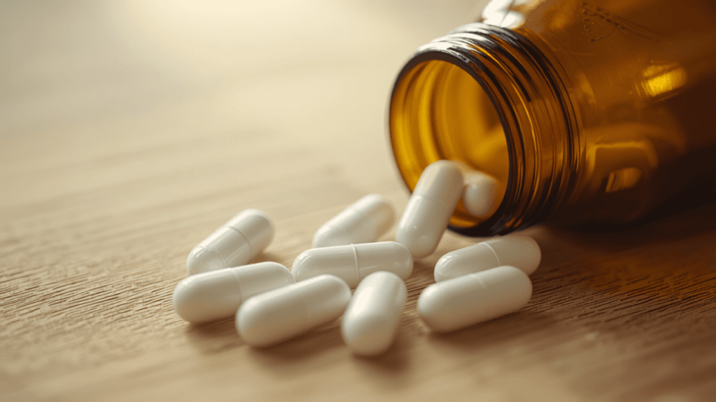 Mitochondrial energy support supplement capsules for cellular health