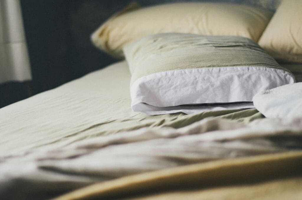 Elevated sleeping position used to help reduce nighttime reflux