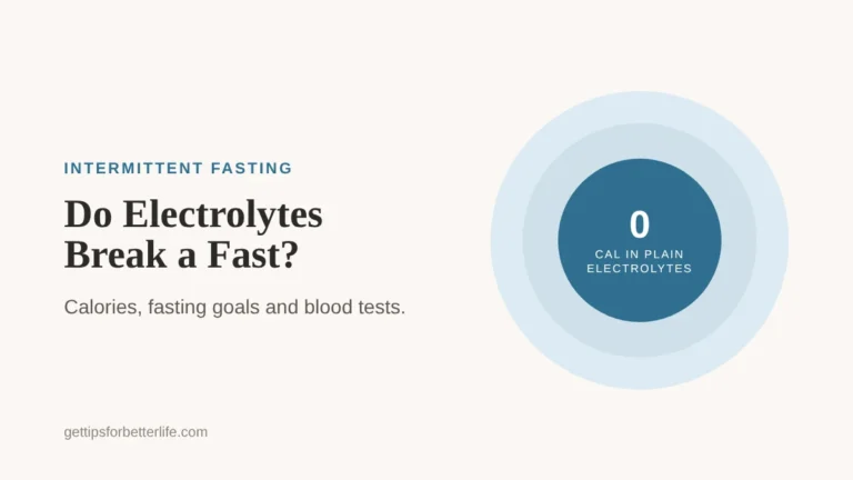 Do Electrolytes Break a Fast? (By Fasting Goal), quick answer by fasting goal