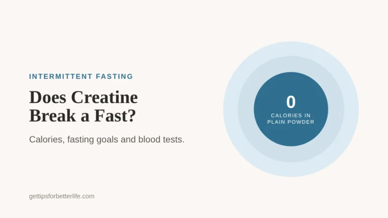 Does Creatine Break a Fast, quick answer by fasting goal